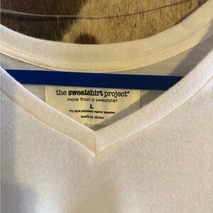 The Sweatshirt Project Women's Classic White Top